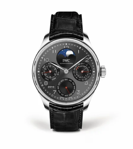 IWC Portugieser Perpetual Calendar Single Moon Platinum / Dubail IW5033-05 (IW503305)